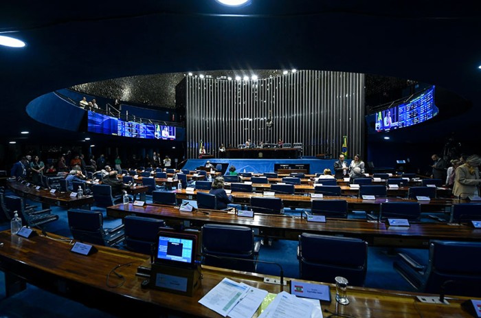 O Plenário do Senado durante as votações desta terça-feira - Jefferson Rudy/Agência Senado