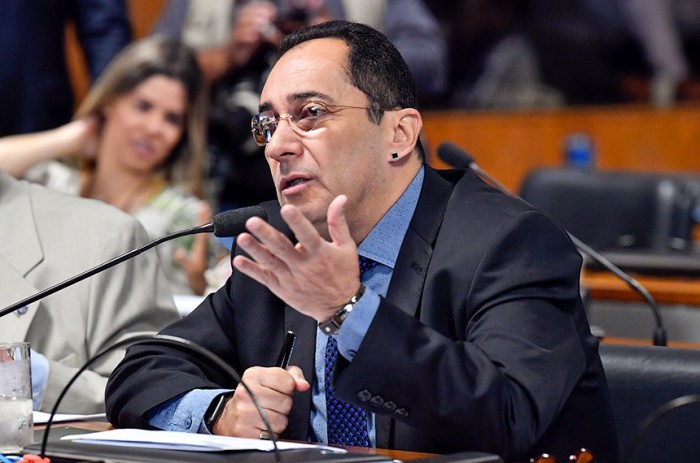 O senador Jorge Kajuru é o autor do projeto - Foto: Jane de Araújo/Agência Senado