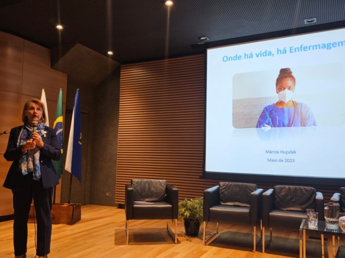 Em Ponta Grossa, Márcia participou nesta quarta-feira (17/05) de encontro promovido pelo Colegiado de Enfermagem local. / Créditos: Simone Muniz/Gabinete Márcia Huçulak