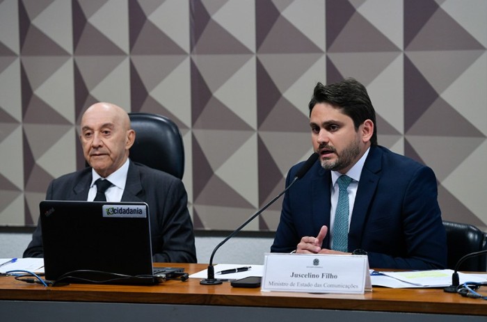 Juscelino Filho apontou desafios do setor de comunicação em audiência pública nesta terça-feira - Foto: Edilson Rodrigues/Agência Senado