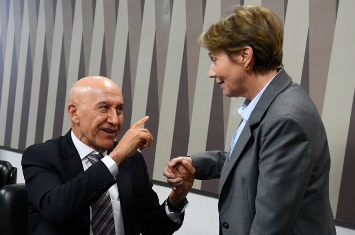 Confúcio, relator do projeto na CMA, e Tereza Cristina, relatora na CRA, pediram o debate - Foto: Marcos Oliveira/Agência Senado