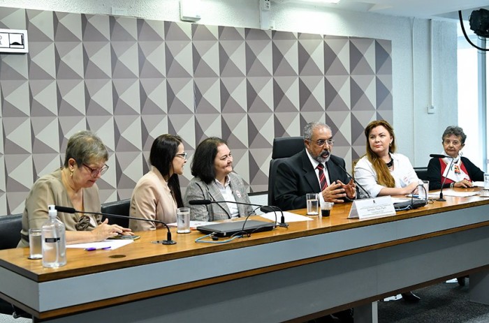 Presidente da CDH, Paulo Paim comandou o debate - Foto: Geraldo Magela/Agência Senado