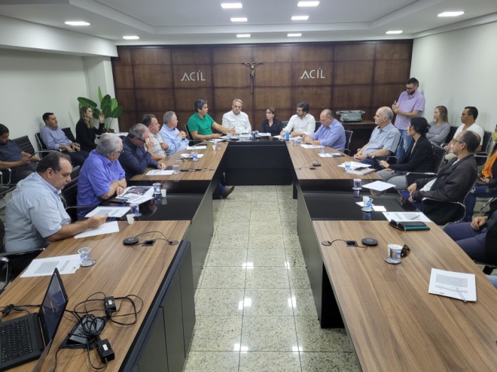 A Comissão de Infraestrutura do Norte do Paraná reuniu-se na sexta (26) na sede da ACIL – Associação Comercial e Industrial de Londrina. / Créditos: Divulgação