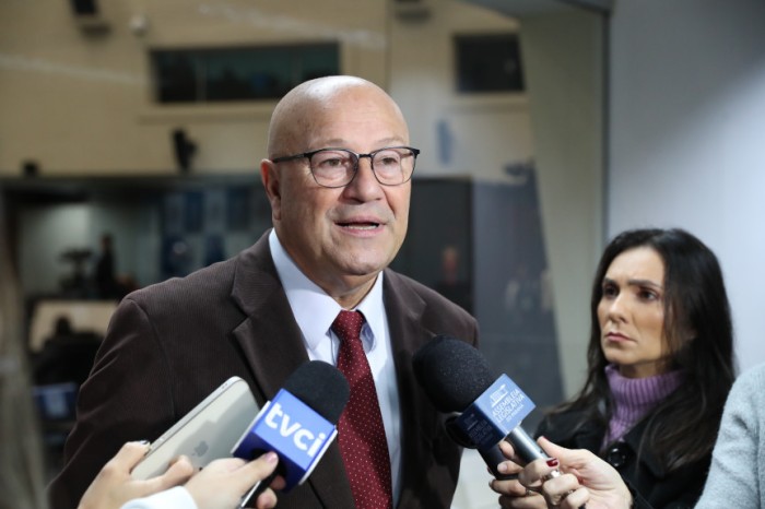 O deputado Luiz Claudio Romanelli (PSD) é o presidente da Comissão de Orçamento da Casa. / Créditos: Valdir Amaral/Alep