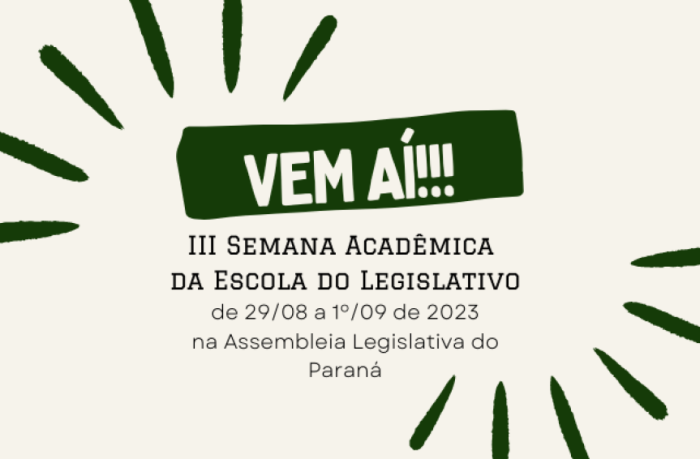  / Créditos: Arte: Escola do Legislativo