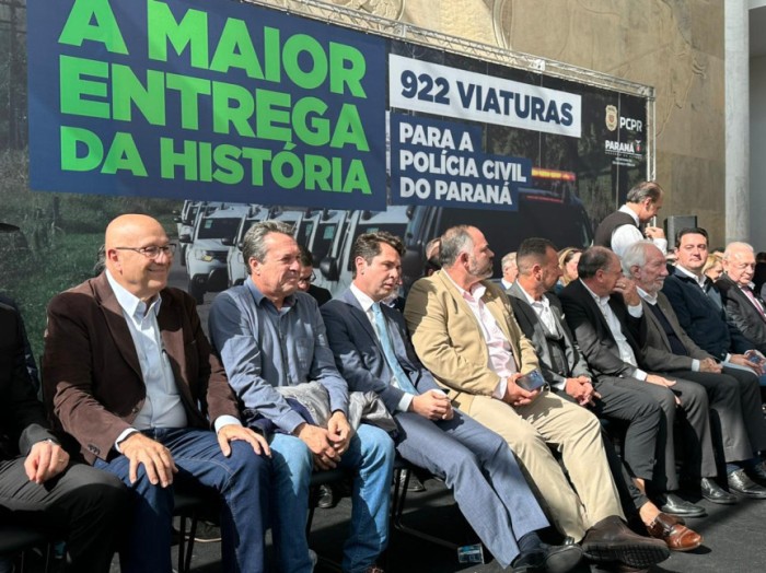 A solenidade aconteceu na manhã desta segunda-feira (5), no Palácio Iguaçu. / Créditos: Divulgação
