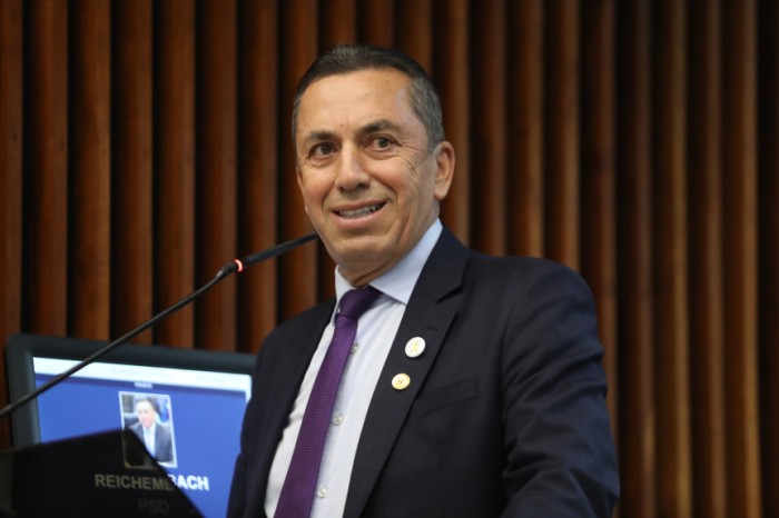 Reichembach é um dos defensores da causa ambiental na Assembleia. / Créditos: Valdir Amaral/Alep