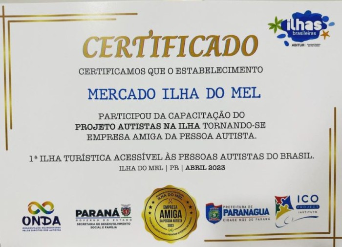 O projeto foi inspirado na Ilha do Mel, a primeira ilha inclusiva para pessoas autistas do Brasil. / Créditos: Reprodução
