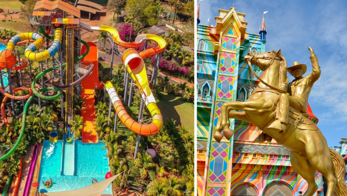 Crédito: Thermas dos Laranjais (SP) em Olímpia(SP) / Beto Carrero World em Penha (SC). Crédito: Renato Soares/MTur