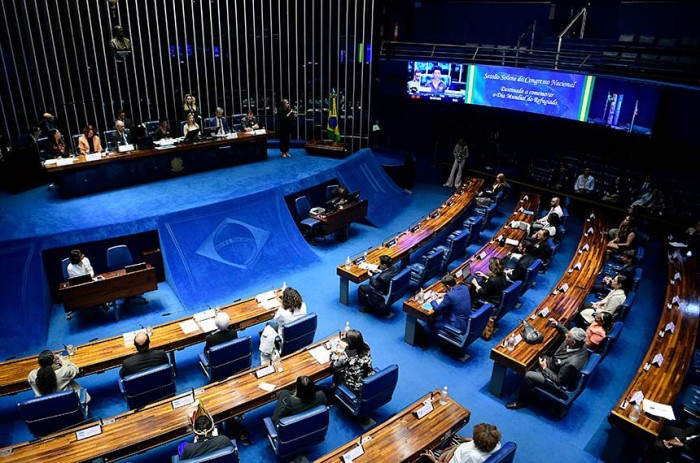 A sessão solene foi realizada no Plenário do Senado - Foto: Pedro França/Agência Senado