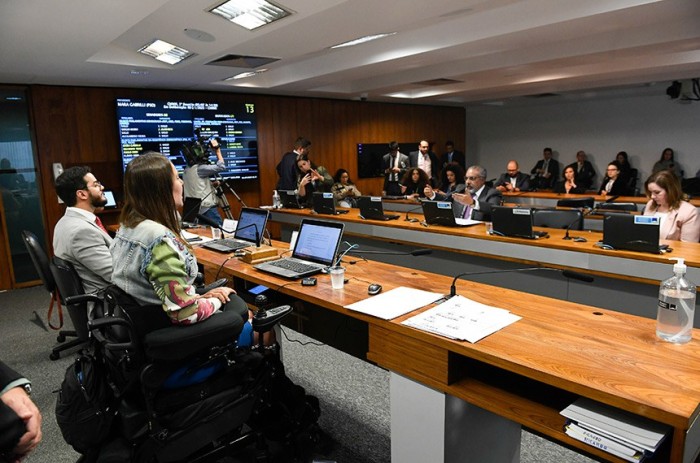 A comissão é presidida pela senadora Mara Gabrilli (E) - Foto: Roque de Sá/Agência Senado