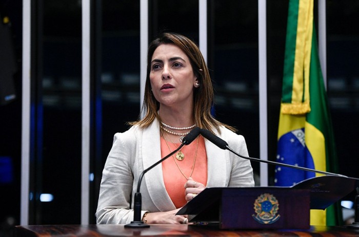 Soraya Thronicke pediu que a PEC 35/2023, que apresentou, tramite com a PEC 45/2019, da reforma tributária - Foto: Jefferson Rudy /Agência Senado