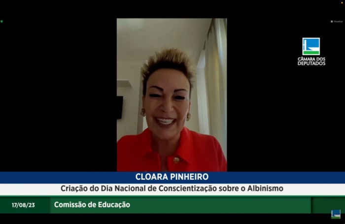 Para a deputada Cloara Pinheiro, a data é extremamente importante para contribuir com a inclusão, combater o preconceito e lutar pelo respeito às pessoas com albinismo no Brasil. / Créditos: Divulgação