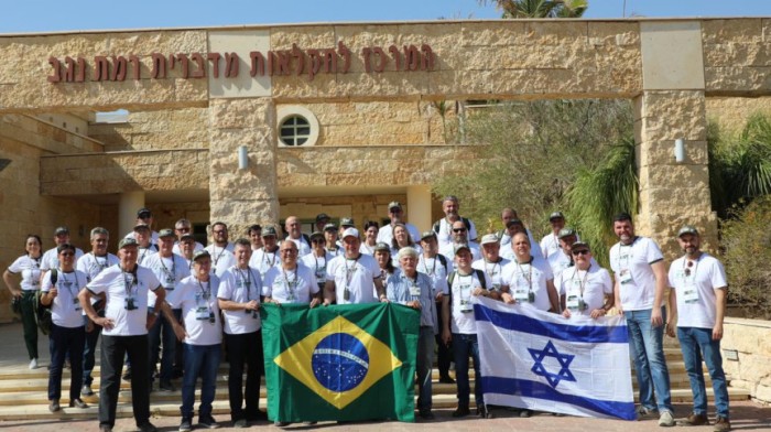 Deputado Luiz Claudio Romanelli (PSD) participa de missão da Faep para conhecer políticas públicas e práticas utilizadas pelos agricultores israelenses. / Créditos: Divulgação
