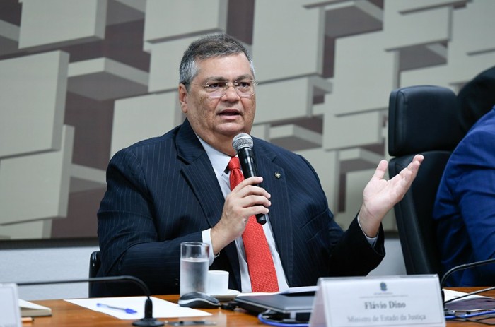 Flávio Dino falou à Comissão de Comunicação e Direito Digitai do Senado - Foto: Edilson Rodrigues/Agência Senado