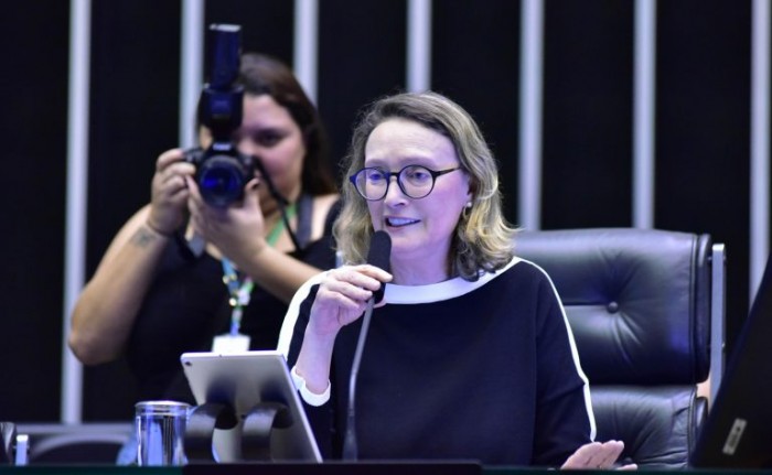 Maria do Rosário preside sessão do Plenário nesta segunda-feira - (Foto: Zeca Ribeiro / Câmara dos Deputados)