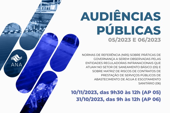 Informações sobre as Audiências Públicas nº 05/2023 e nº 06/2023