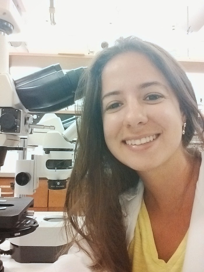 Engenheira agrônoma Larissa Caixeta, do IAC