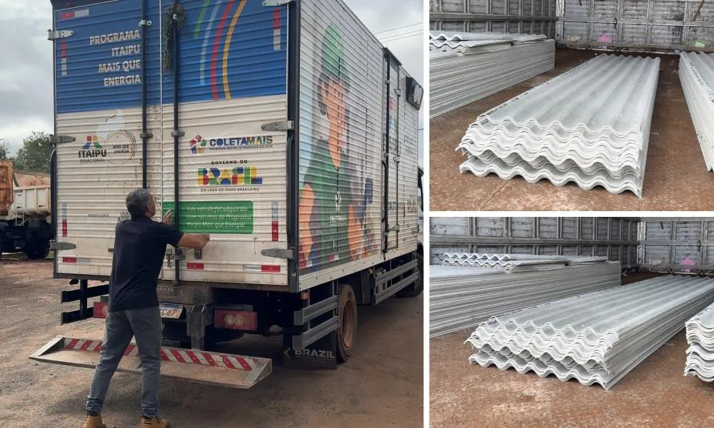 Prefeitura amplia entrega de telhas às famílias atingidas pelo granizo