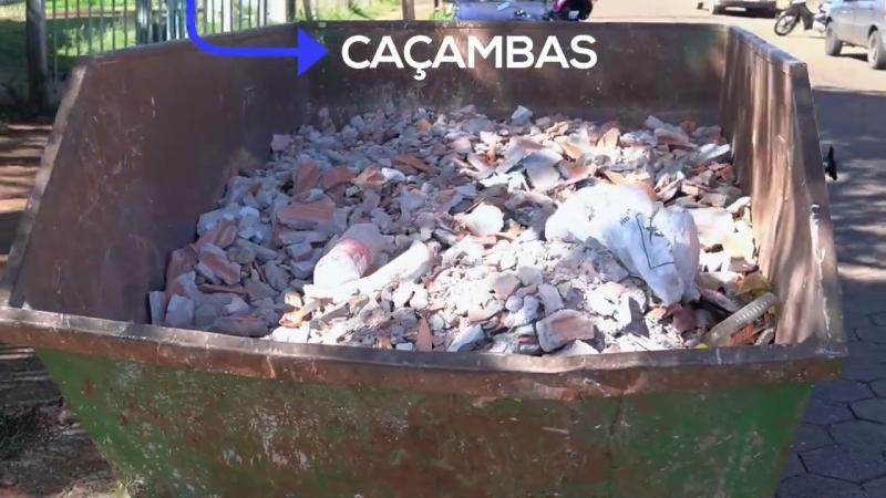 Descarte correto de obras cuidando da nossa cidade